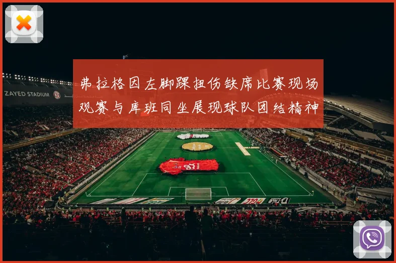 弗拉格因左脚踝扭伤缺席比赛现场观赛与库班同坐展现球队团结精神